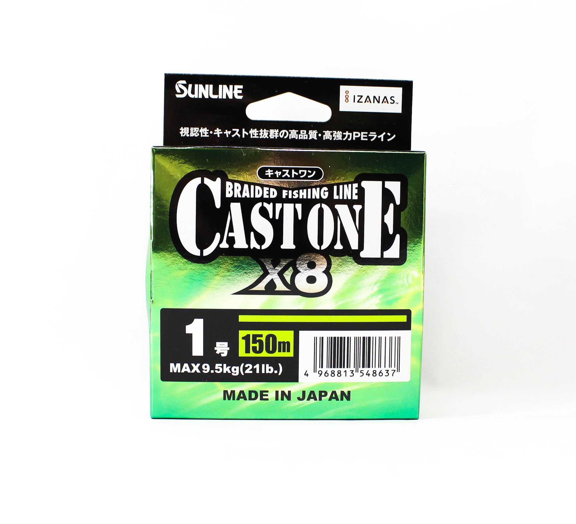 

Sunline Плетеный шнур X8 Cast One HG 150M PE 1 16lb Светло-зеленый (8637) светло-зеленый
