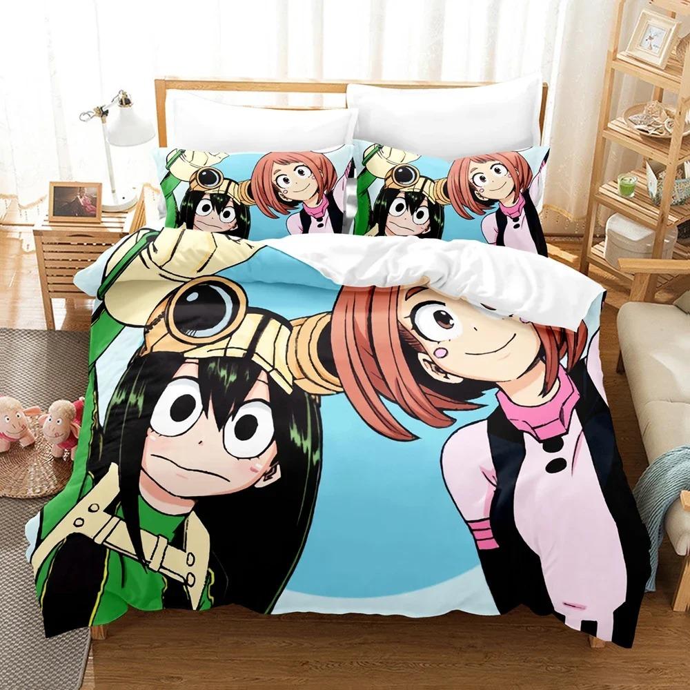 My Hero Academia Bedding Collection  Anime Comfortable Quilt Cover Single Double Queen Twin Full Size Duvet Cover Teens With Bed Linen