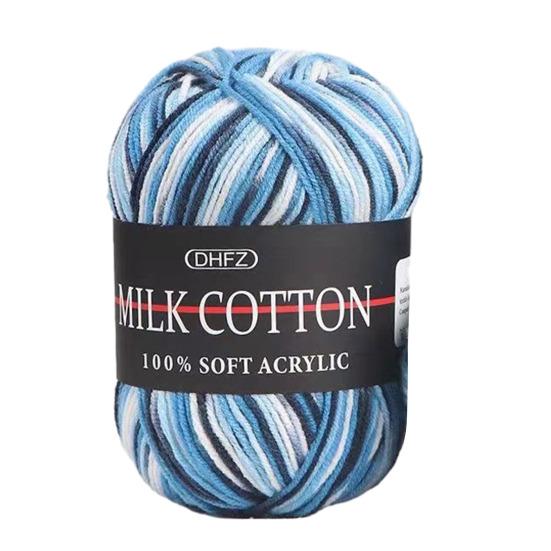 Gomitolo di Filato Multicolor 7,7 Iarde Filato in Fibra Acrilica Filato Colorato per Uso Artigianale per Lavorare a Maglia Uncinetto Maglioni Sciarpe Cappelli Bambole Artigianato Fai da Te