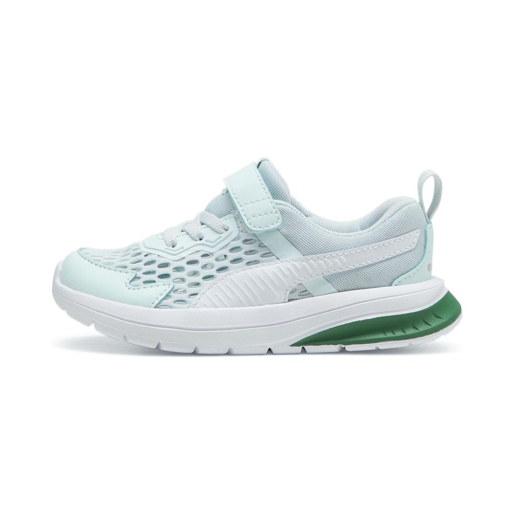 Puma Evolve Run Fabric Simple Low Top Kids Casual Shoes Kids Sneakers Blue Green 389689-05