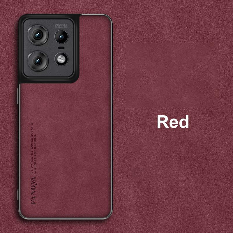 For Motorola Edge 50 Pro Case Luxury PU Leather Phone Case For Motorola Moto Edge50 Pro 5G Back Cover Matte Silicone Protection