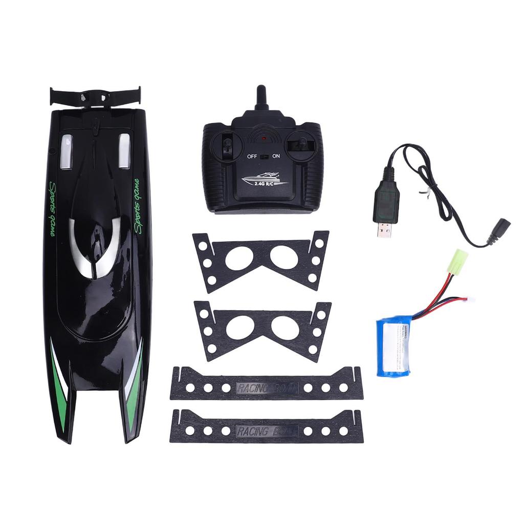 Remote Control Boat High Speed Boat Electric 2.4G Frequency Rechargeable Water Play Toy for