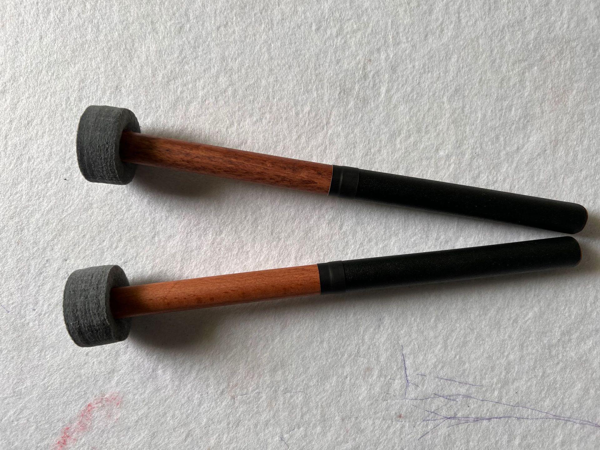 High-Grade Non-Slip Bass Drum Mallets & Drum Corps Sticks Single