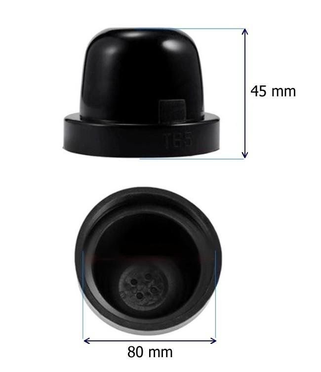 2 pezzi Tappo, copertura lampada LED, HiD 80mm
