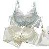 European & American Style Wireless Push-Up Lace Bra with Side Support - Comfortable & Breathable Women's Underwear