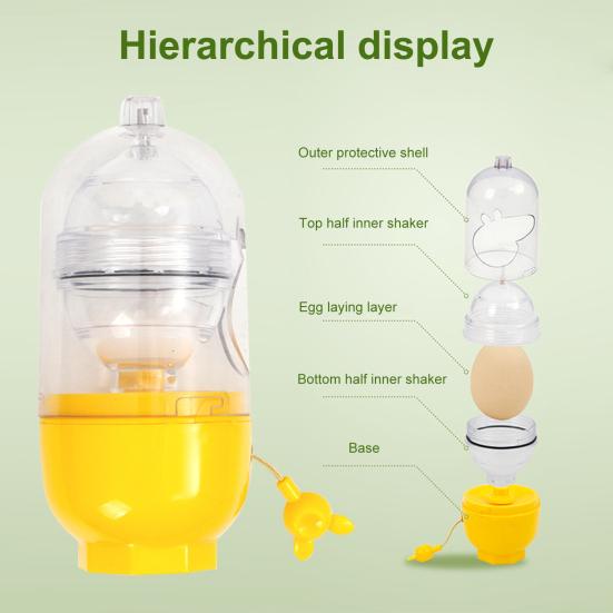 Egg Shaker Flexible Drawstring Hand Pull Type Reusable Manual Blender Kitchen Tools Food Grade Egg Yolk White Mixer Scrambler Shaker Kitchen Supplies