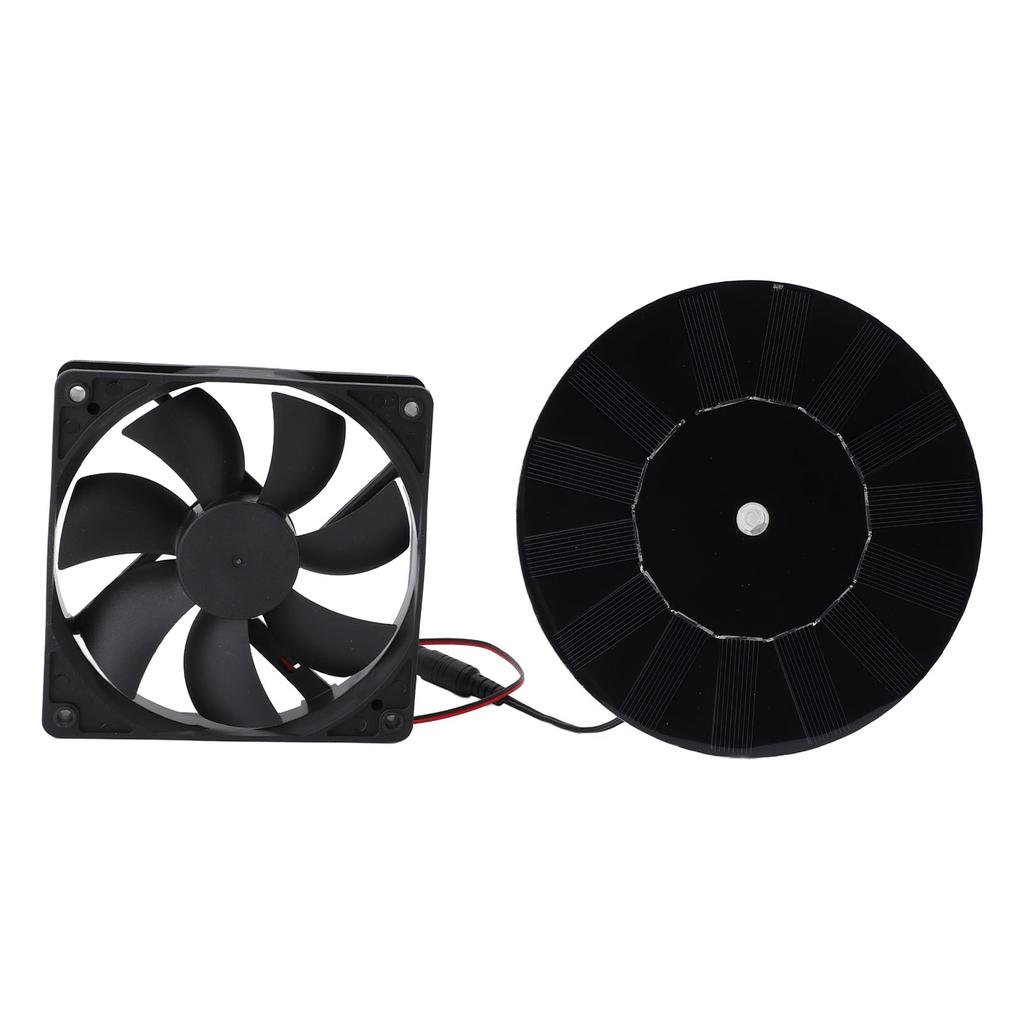 Solar Powered Exhaust Fan 10W 16CM Monocrystalline Silicon Solar Panel Ventilation Exhaust Fan Kit f