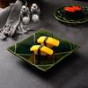 Sushi Plate Hollow Ceramic Tableware Dining Plates Roasting Pan Sashimi Plate Steak Plates Fruit Dish Dessert Bowl Dim Sum Dish