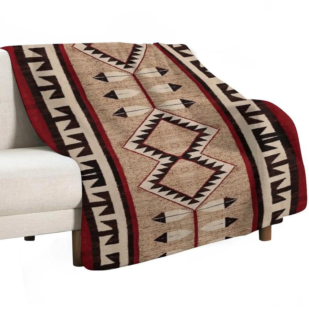 Die Ewige Navajo-Muster Überwurfdecke Ganzjahres Weiche Leichte Decke für Zuhause