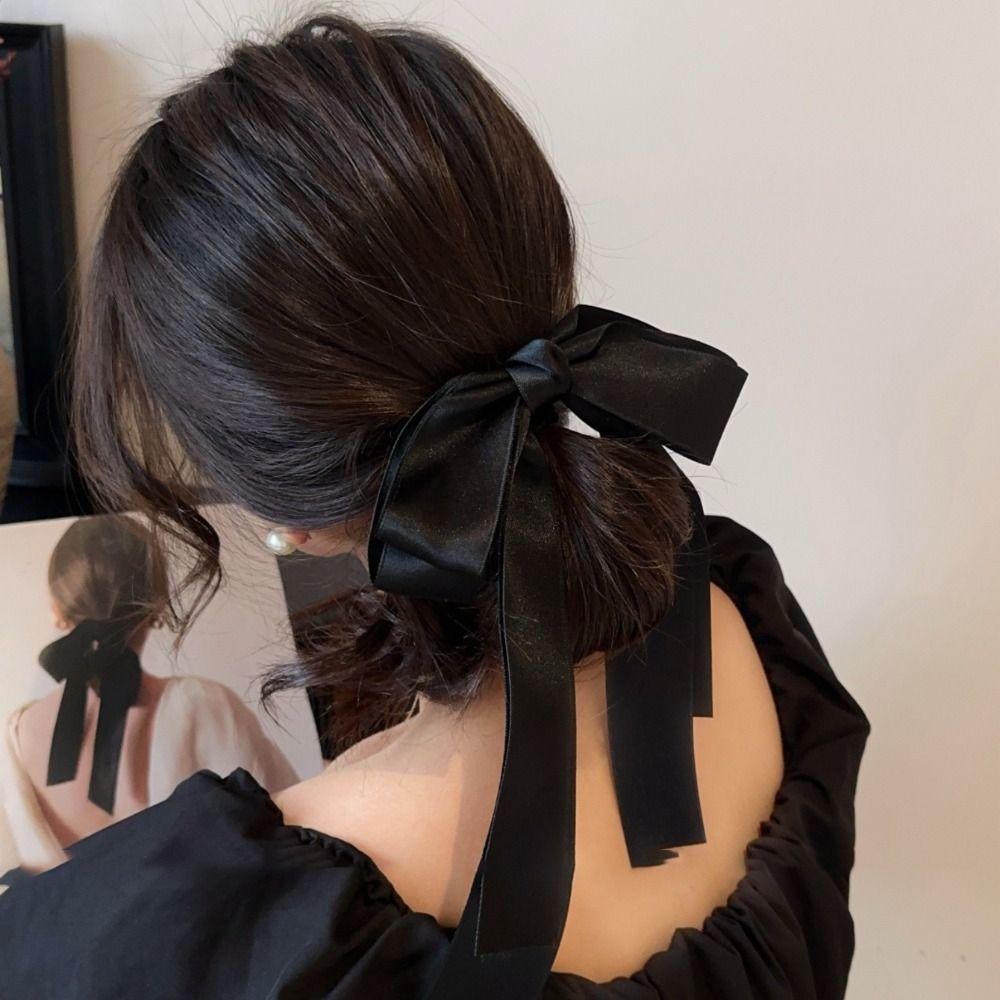 Large Bowknot Bow Hair Clip Barrettes Bow Top Clip Fashion Hair Bow Hairpin  Girls