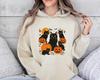 Black Cat Print Hooded Sweatshirt - Women's Fashion Long Sleeve for Autumn/Winter