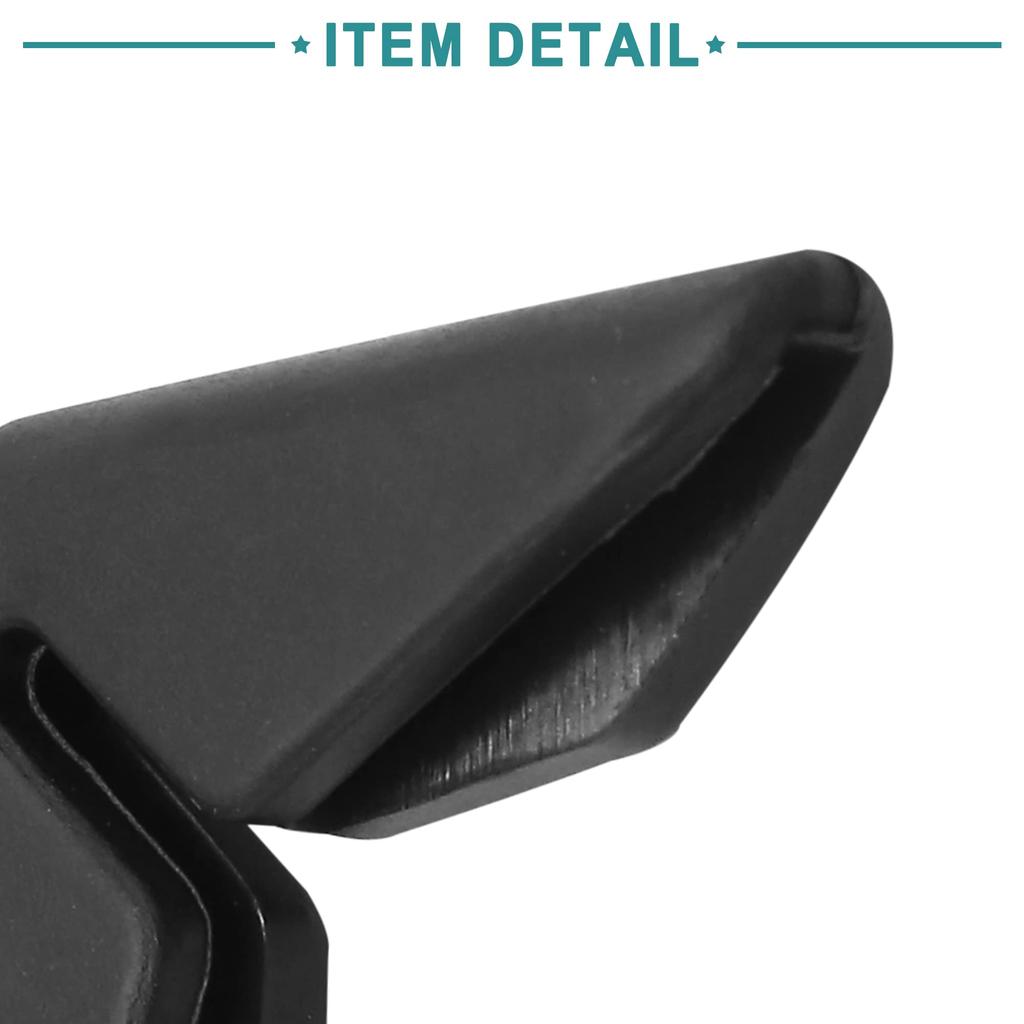 ACROPIX Car Side Door Edge Corner Guard Protector Universal Auto Black 2pcs