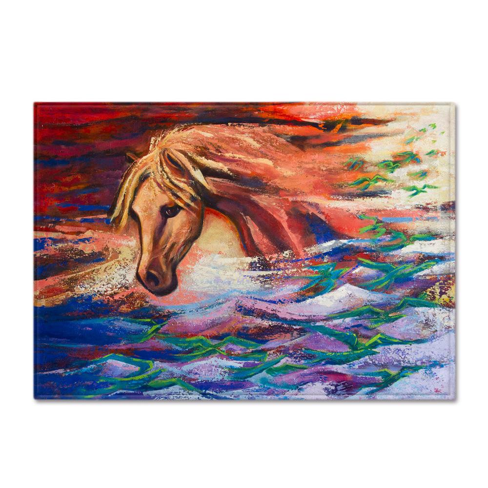 Light Luxury Carpet Kitchen Corridor Bathroom Non-slip Mat