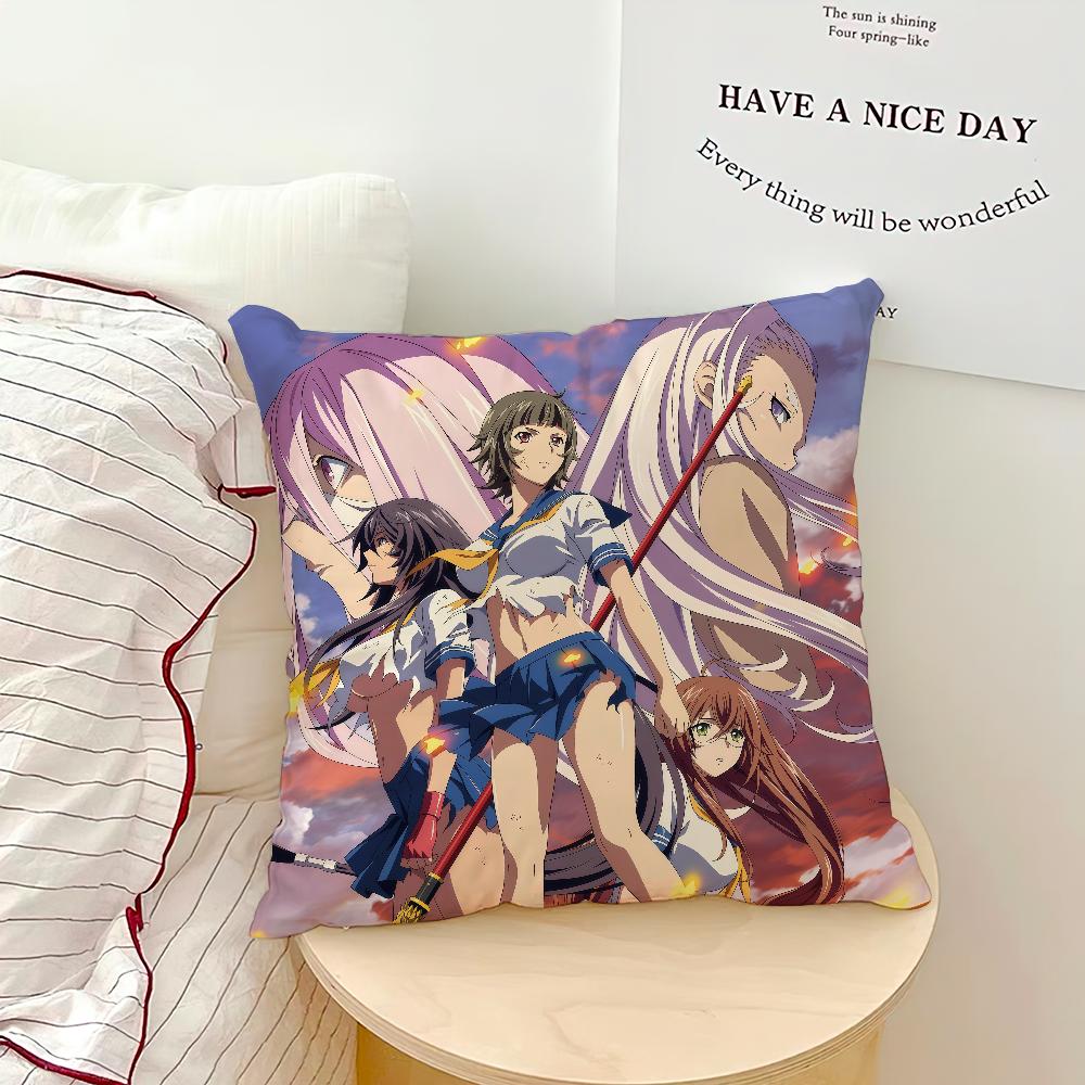 anime manga Ikki tousen Dragon D-Destiny Comfortable soft hogar pillowcase for Sofa Living Room Bed Home Decor Protective Covers