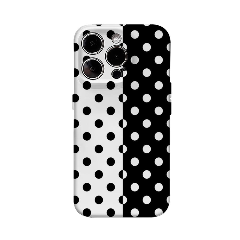 

Double Color of Dots Phone Case for IPhone 16 15 14 13 12 11 X XS XR XSMAX 7 8 Pro Max Plus Double-layer Back Cover IPHONEXSMAX