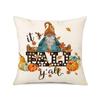 Autumn Maple Leaf & Old Truck With Pumpkins Decorative Pillow Case Cotton Linen Cushion Cover Car Home Decor Almofadas