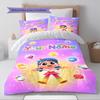 Name Custom True and the Rainbow Kingdom Pattern Bedding Set Quilt Cover Pillowcase Home Decor Gift (1 * Duvet Cover + 2 * Pillowcase, Without Core)