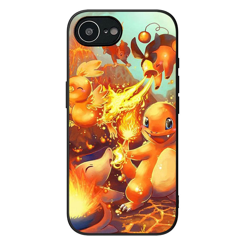 Cover for Motorola Moto G86 G14 G35 G34 G45 G55 G64 G75 G85 G24 G15 G54 G57 Power Phone Case Charmander P-Pokemons GO P-Pikachus