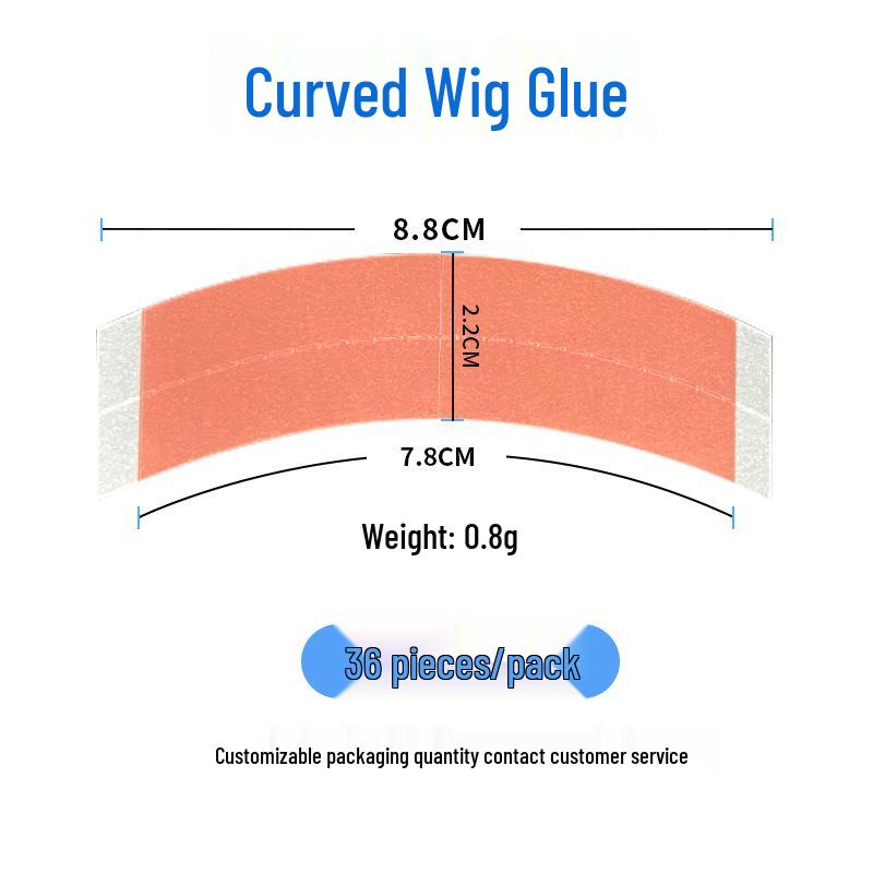 Biological Double-Sided Waterproof Sweatproof Adhesive Wig Tape – High Adhesion, Invisible Hair Extensions Glue.