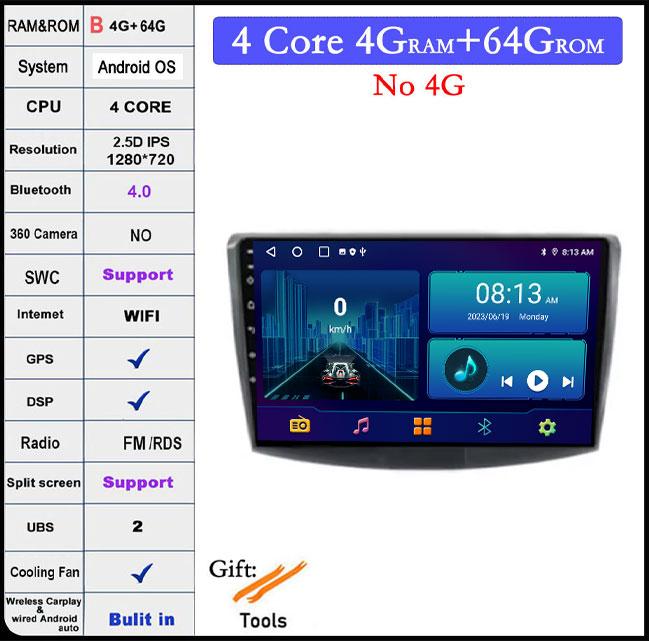 For Volkswagen VW Passat B6 B7 CC 2007-2016 Android 14 Car Radio Carplay Autoradio Player Stereo Video Multimedia GPS Navigation