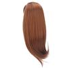 8in to 9in Doll Hair Wig High Temperature Fiber Mesh Long Curly Doll Hair Replacement for 1 3 Doll Crimson