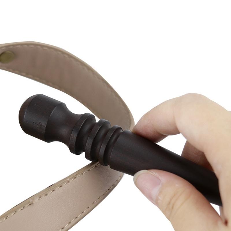 Leather Edging Burnisher Leather Craft Polishing Grinding Tool Wood Leather Edging Slicker Leather Edging Burnisher Tool