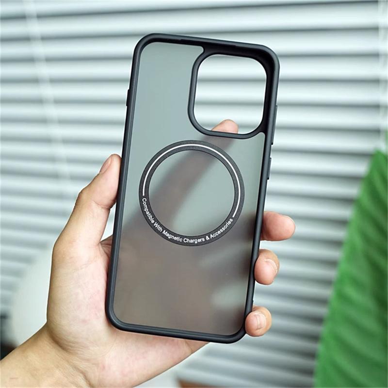 Coque Pour OnePlus 13T 13S One Plus 13 T 5G Magnétique Pour MagSafe Mate Transparente Housse de Téléphone Coque en Acrylique Pare-chocs Résistant aux Chocs