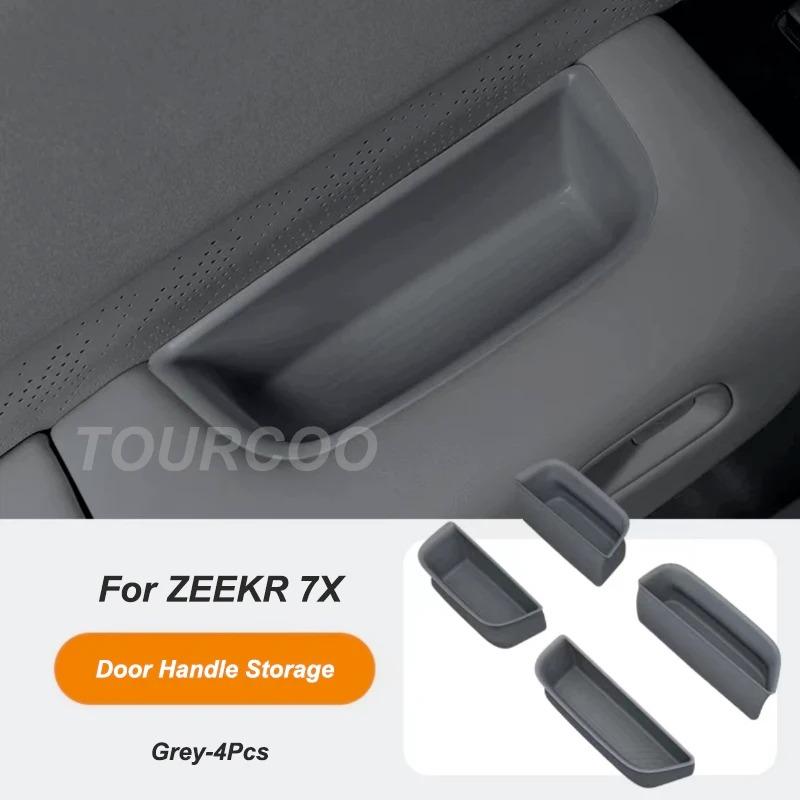 For Zeekr 7X 24-25 Silicone Center Console Water Cup Frame Cover Anti-slip Wireless Charging Silicone Pad Mat Modify Accessories