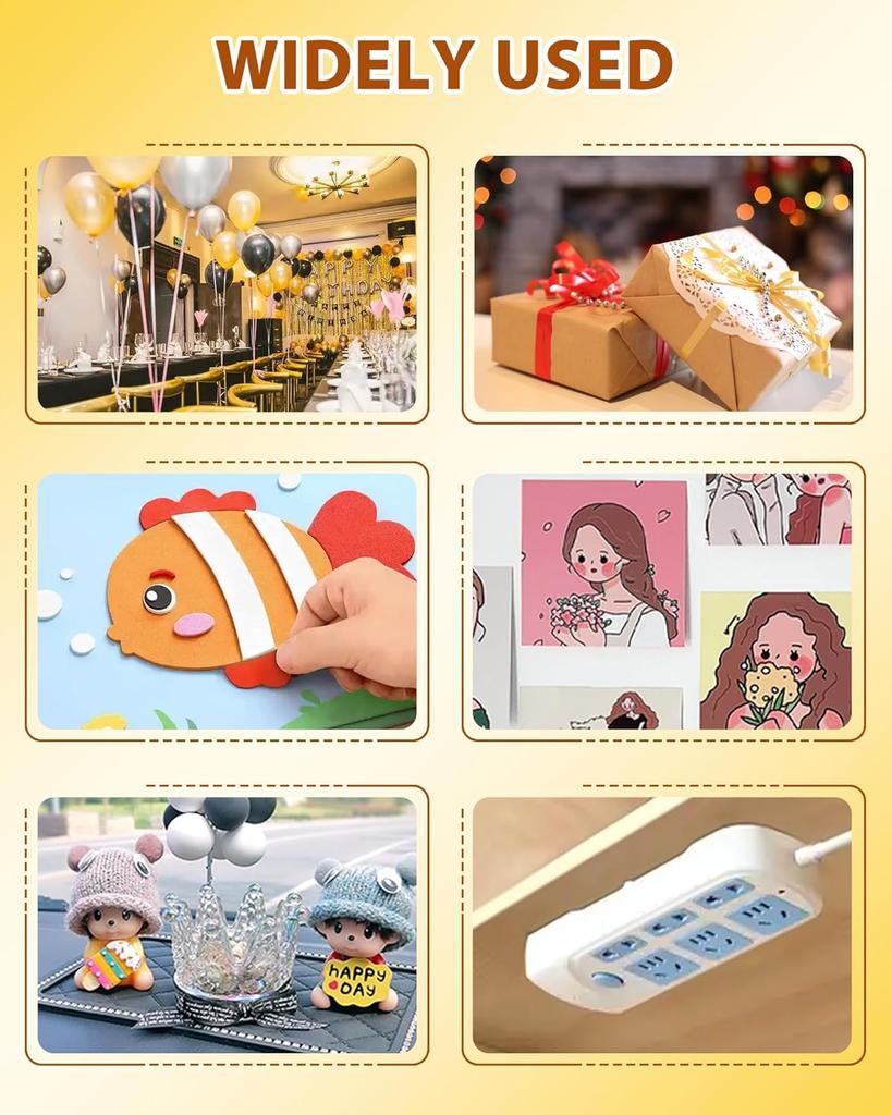 Kropka Kleju do Balonów Taśma Klejąca Dwustronna Przezroczysta Lepka Urodziny Wesele Balony Klej Naklejka Stojak Łuk