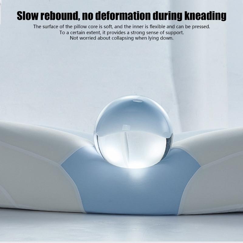 Support Pillow Contoured Memory Foam Cores Washable Comfortable Cover All Night Comfortable