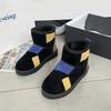 Beggar cold-proof and non-slip snow boots women's winter 2025 new velvet thickened thermal cotton boots one-pedal short boots