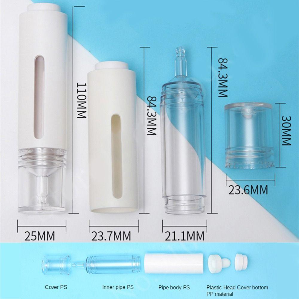 Empty Essential Oil Dropper Bottle Press Head Water Light Needle Tube Eye Cream Bottle Beauty
