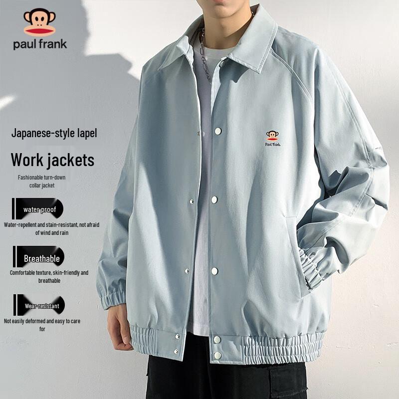 

Paul Frank Men s Casual Windproof Lapel Jacket 2XL