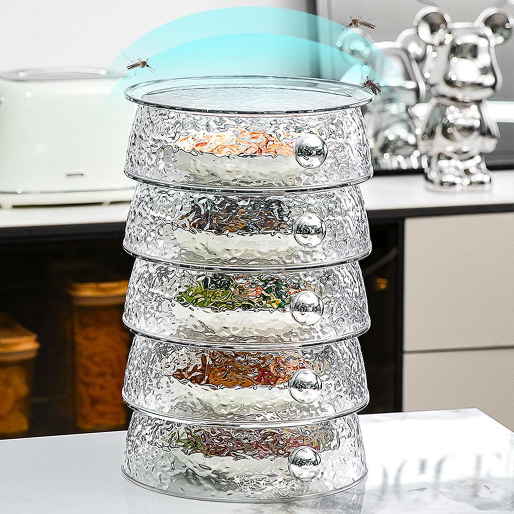 Food Cover Plate Covers Lid Accessories Easy to Clean Kitchen Gadgets Lightweight 24.5cm for