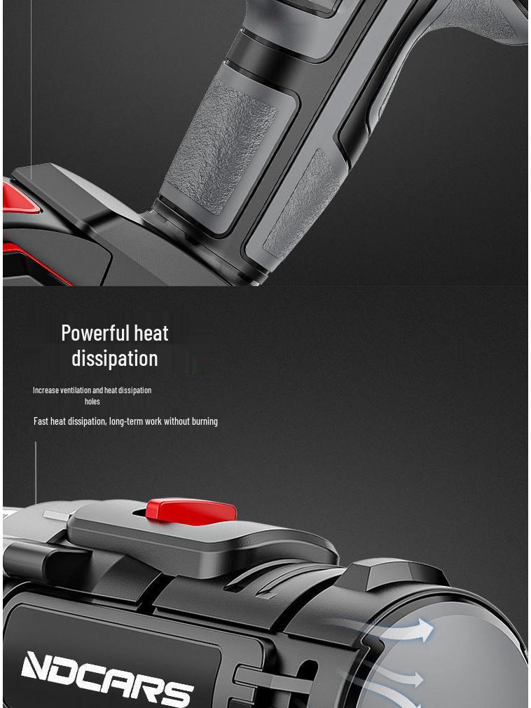 Dual Speed Industrial-Grade Cordless Impact Drill, Rechargeable Electric Screwdriver with Lithium Battery for Household and Multifunctional Use