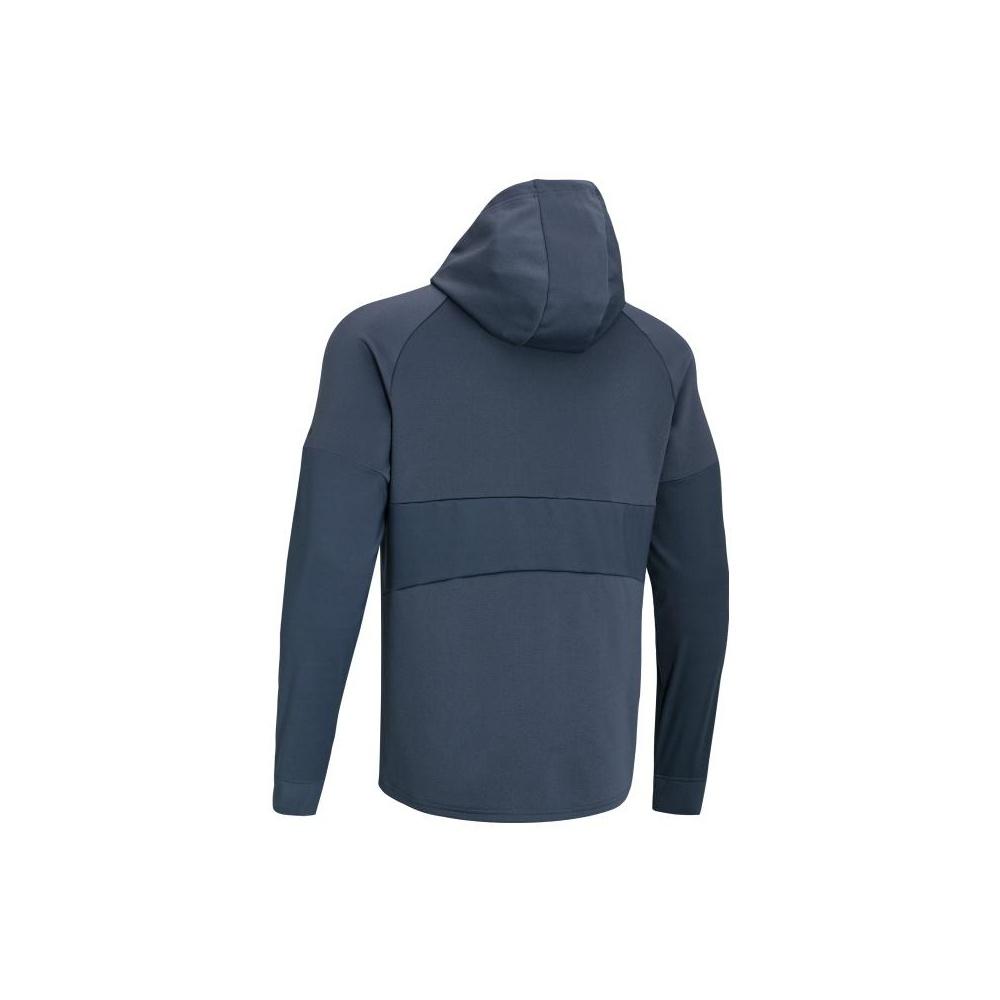 Under Armour Série Rush Pull-over à capuche couleur unie Sweat-shirt de sport pour homme Gris 1370450-044