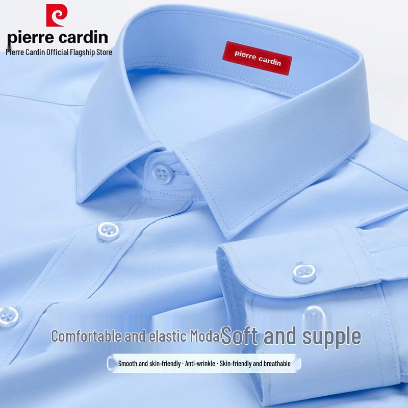 Pierre Cardin Men's Modal Non-Iron Long Sleeve Shirt