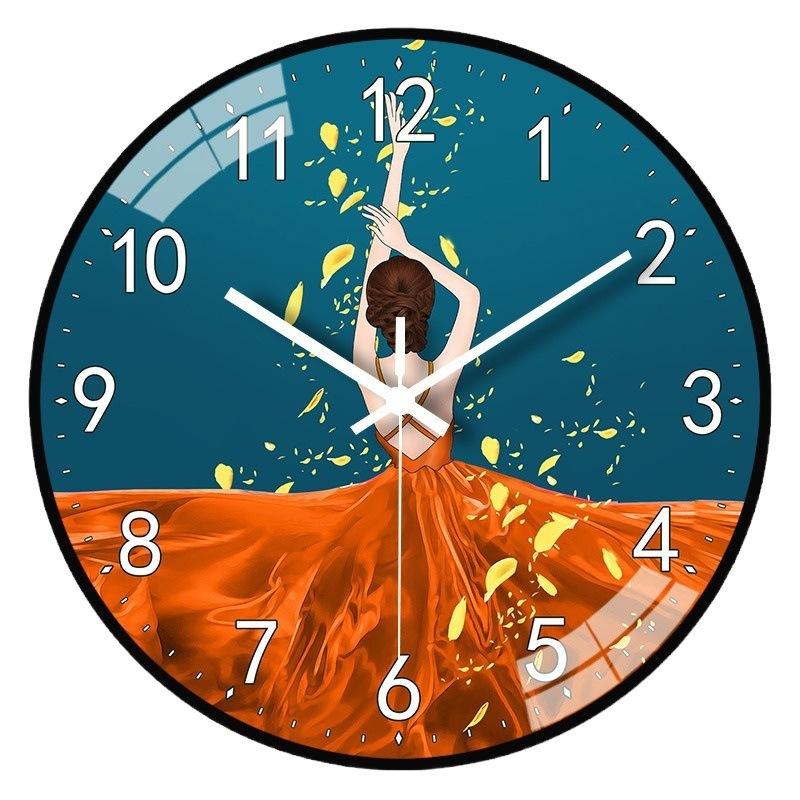 14-inch 35cm Living Room Wall Clock Simple Nordic Fashion Home Clock Modern Creative Personality Quartz Clock