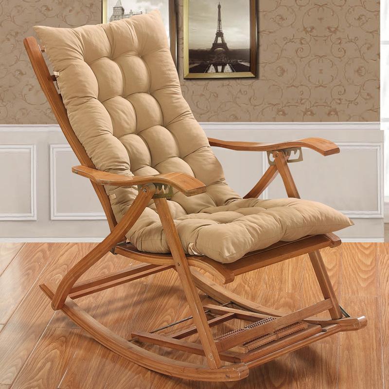 Thickened Winter Rocking Chair Cushion for Recliners and Folding Chairs