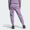 adidas Z.N.E. Tapered Knit Joggers Women Bottoms Dark-Grey-Heather Violet IN5139