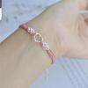 Fashionable Simple Woven Bracelets for Women Hollow Love Heart Designs Suitable for Parties and Dates Decoration