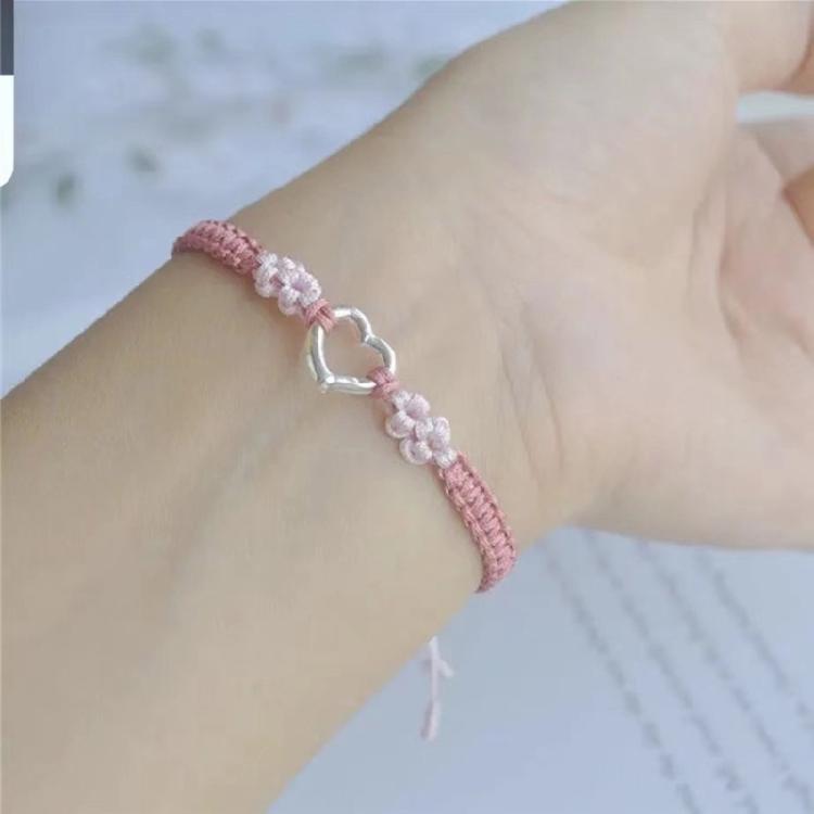 Fashionable Simple Woven Bracelets for Women Hollow Love Heart Designs Suitable for Parties and Dates Decoration