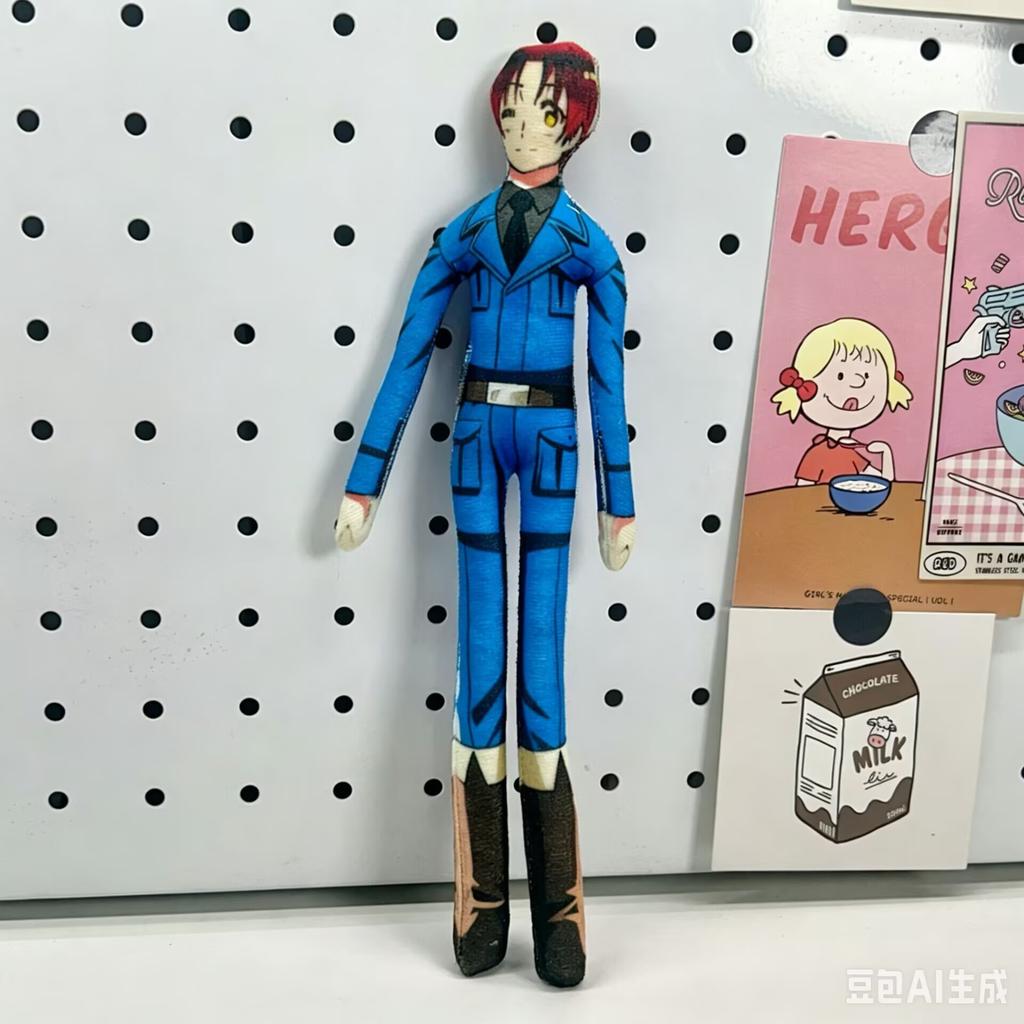 Hetalia Twisted Decompression Plush Dolls Anime Peripherals Alfred F. Jones Accompanying Doll Ludwig Stuffed Figurine Toys Gifts