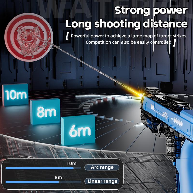 New Water Gun Electric Pistol Shooting Toy Full Automatic Summer Beach Toy For Kids Children Boys Girls Adults