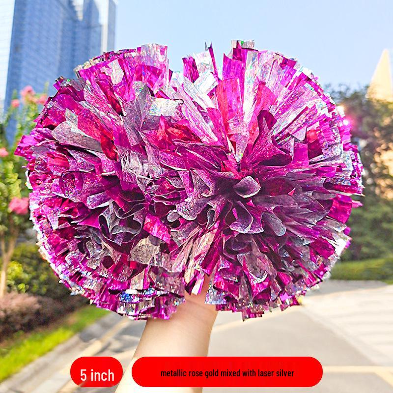 Colorful Cheerleading Pompons Hand Flowers for Events