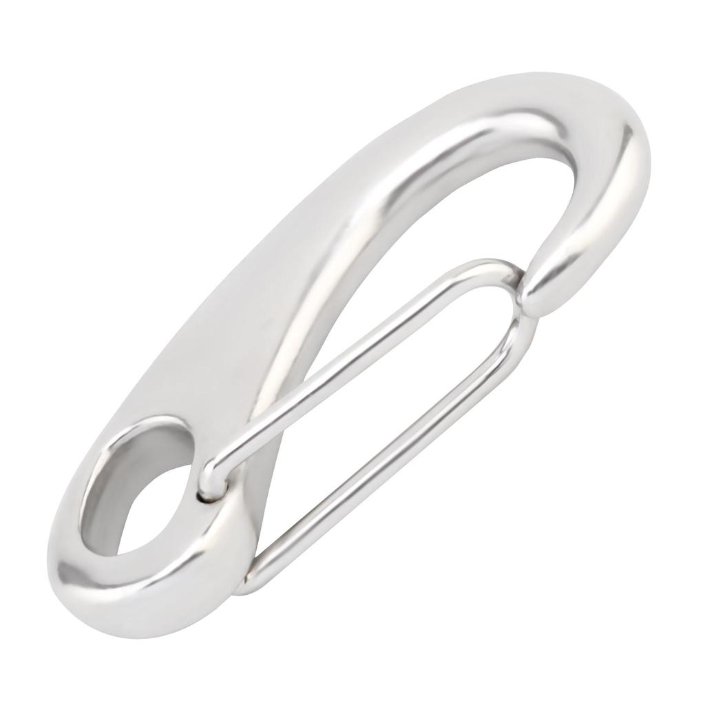 Heavy Duty Stainless Steel 304 Marine Grade Boat Fender Hooks  for Bucket / Camping / Hiking, 70mm Snap Hooks