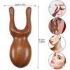 1Pcs Face Scalp Gua Sha Massager Nose Shaper Natural Facial Wooden Sandalwood Wide Tooth Combs Massage Tool for Guasha Scraping
