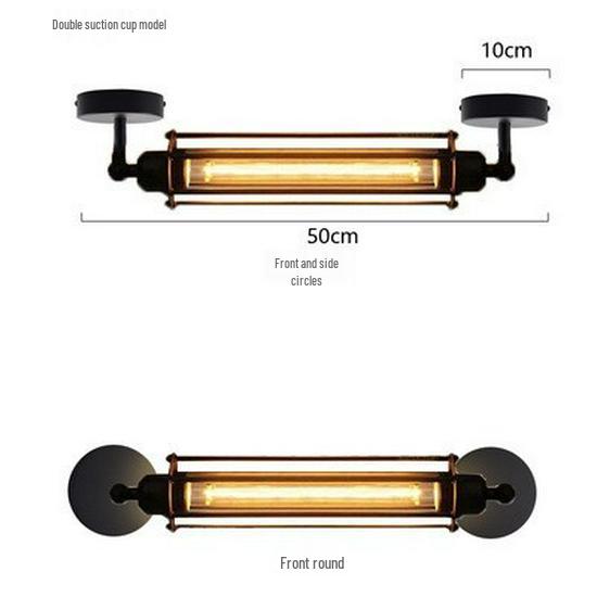 

Американский ретро настенный светильник-флейта - Стиль ЛОФТ для ресторана, бара, магазина барбекю и коридора Excludes Bulb