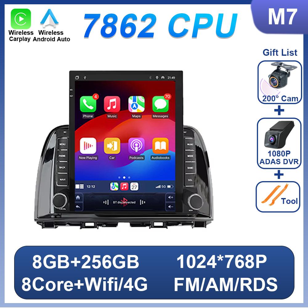 9.7 Inch Android For Mazda CX5 CX-5 2013-2016 Car Radio 2 Din Multimedia Video Player CarplayTouch Screen Tesla Style Wifi