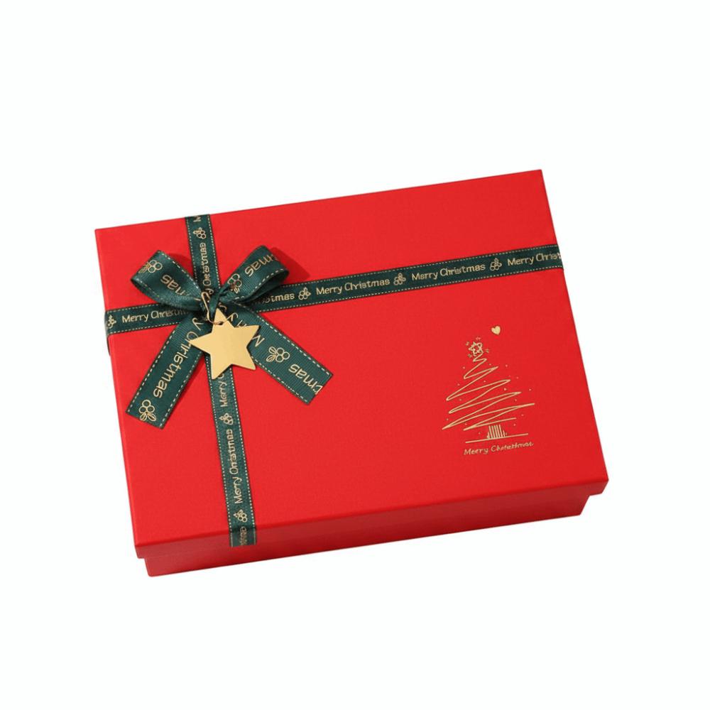Premium Quality Red Present Packaging Eco Friendly Empty Birthday Box Christmas Gift Box Festival